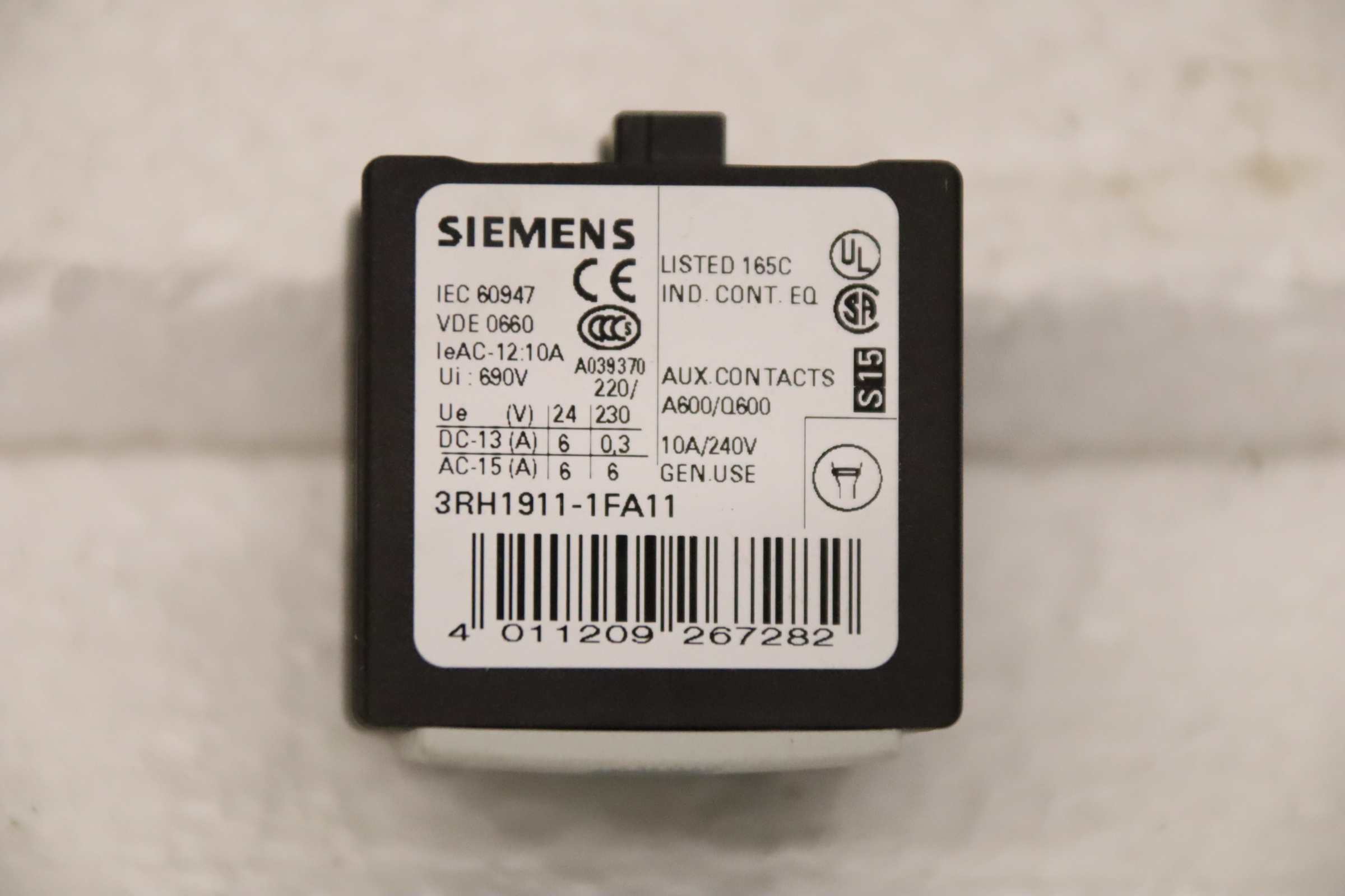 Hilfsschalterblock 3 Stück von Siemens - 3RH1911-1FA11 3ZX1012-0RH11-1AA1 – Bild 4