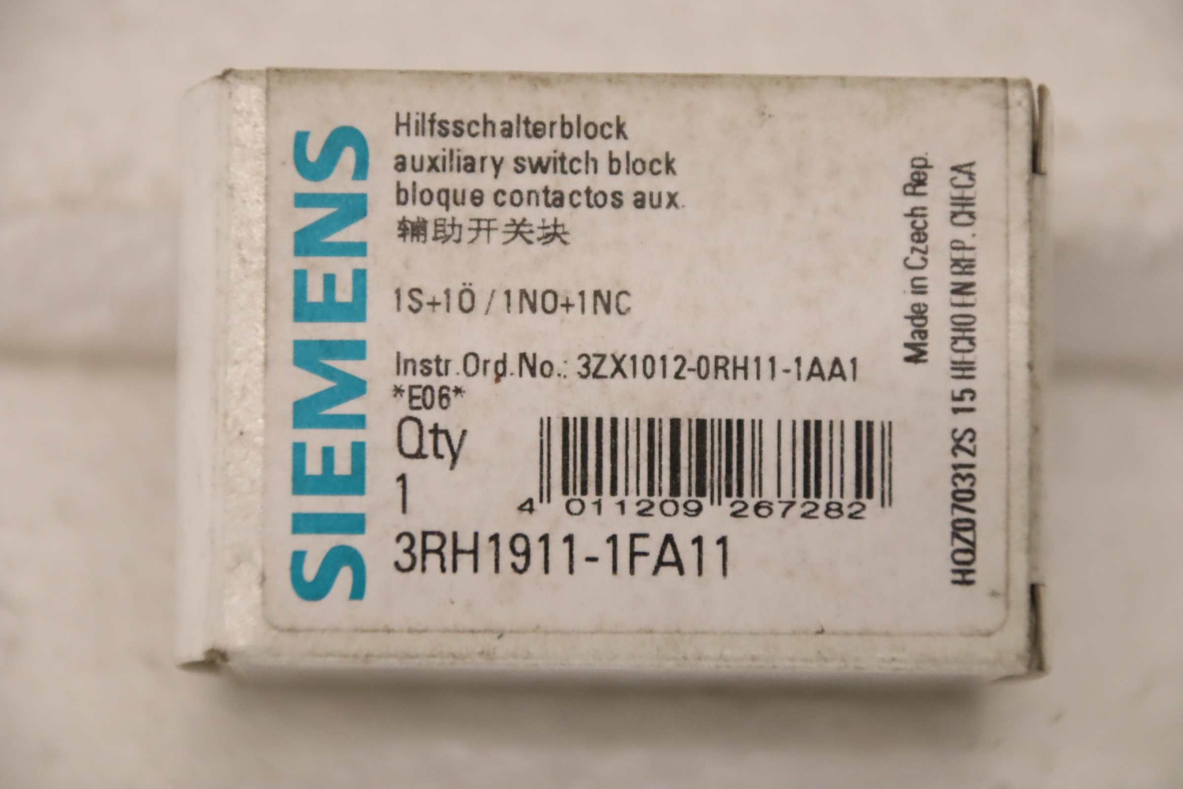 Hilfsschalterblock 3 Stück von Siemens - 3RH1911-1FA11 3ZX1012-0RH11-1AA1 – Bild 7