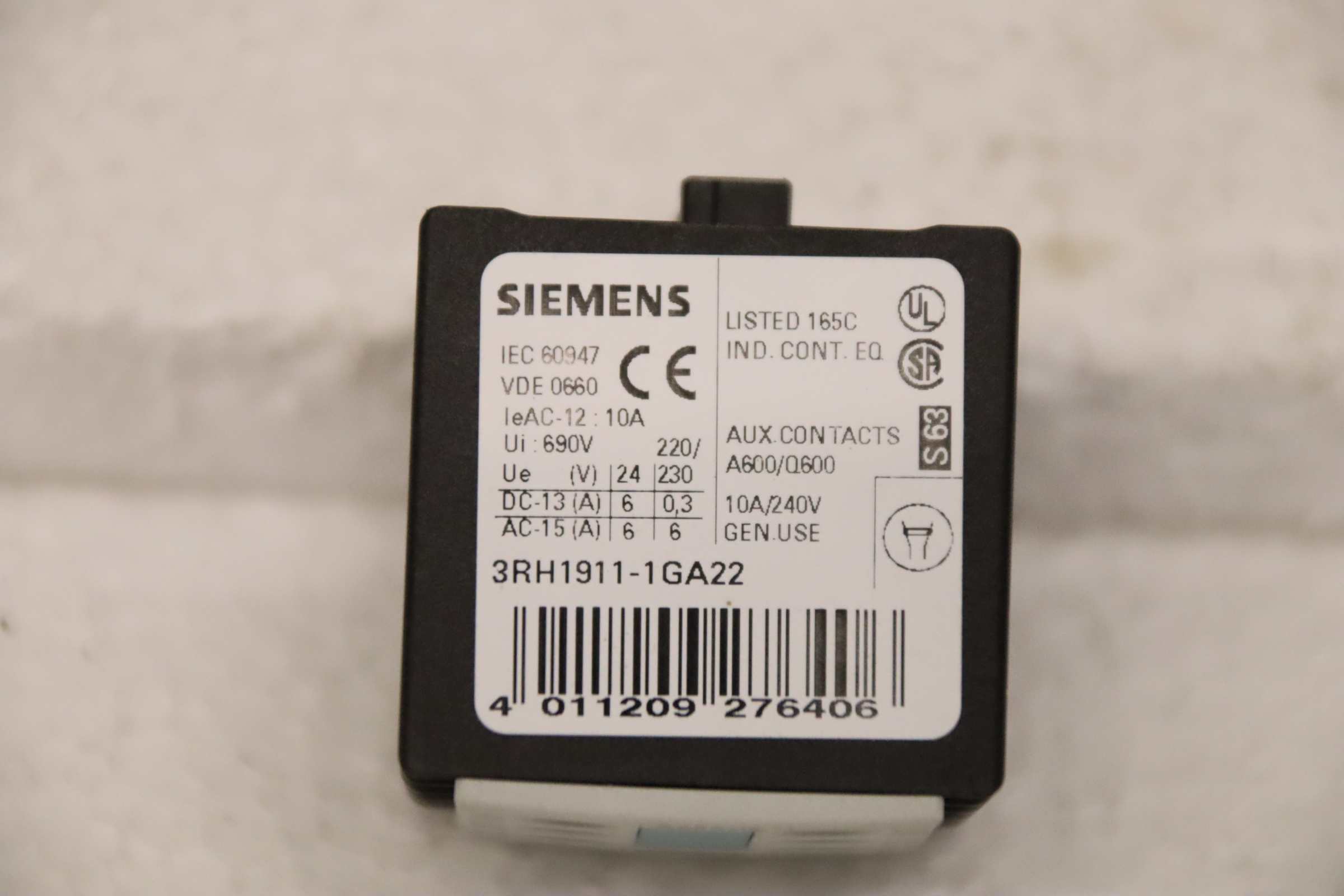 Hilfsschalterblock von Siemens - 3RH1911-1GA22 3ZX1012-0RH11-1AA1 – Bild 4