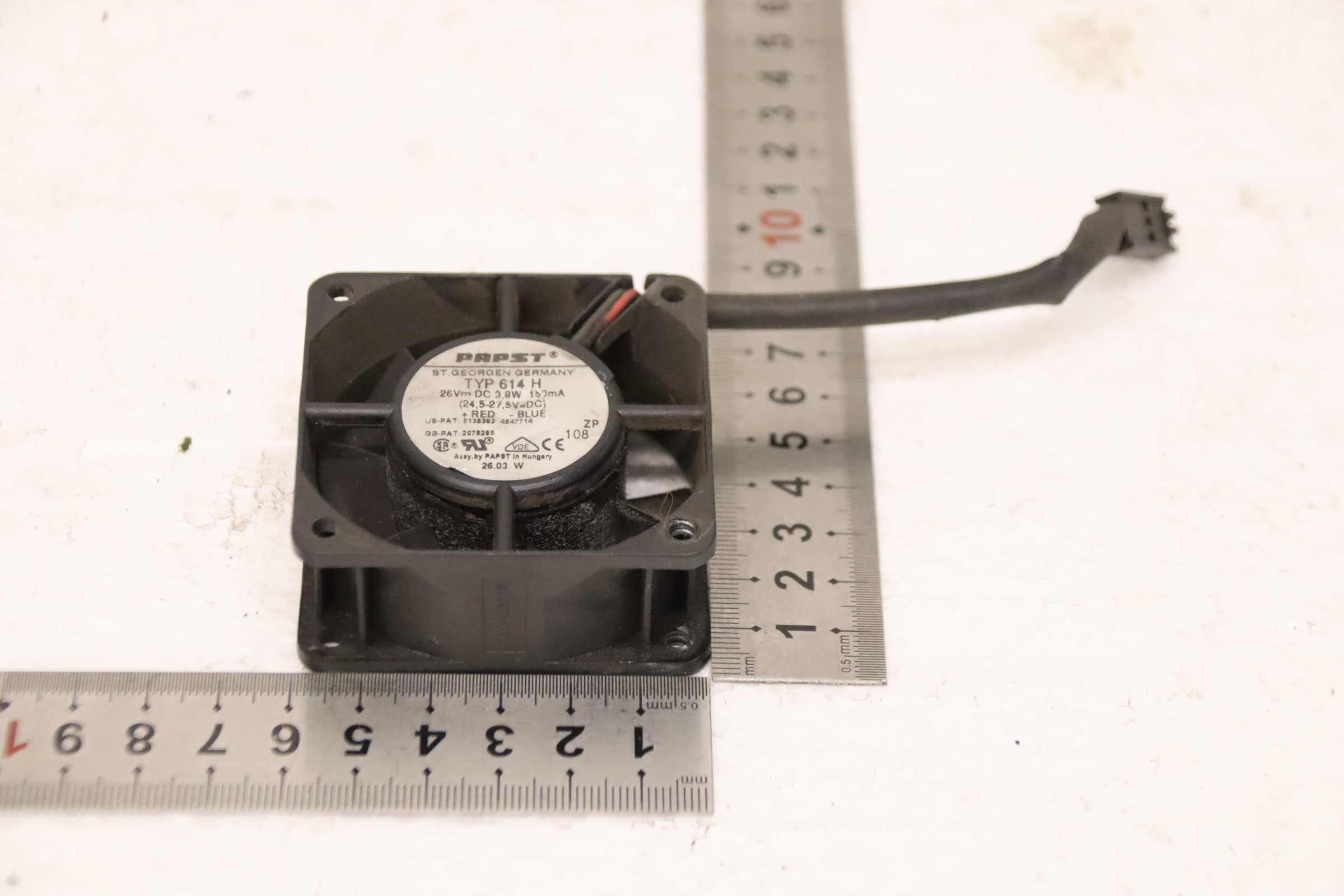 Axial Ventilator 24 V 3,8 W von Papst - 614 H – Bild 3