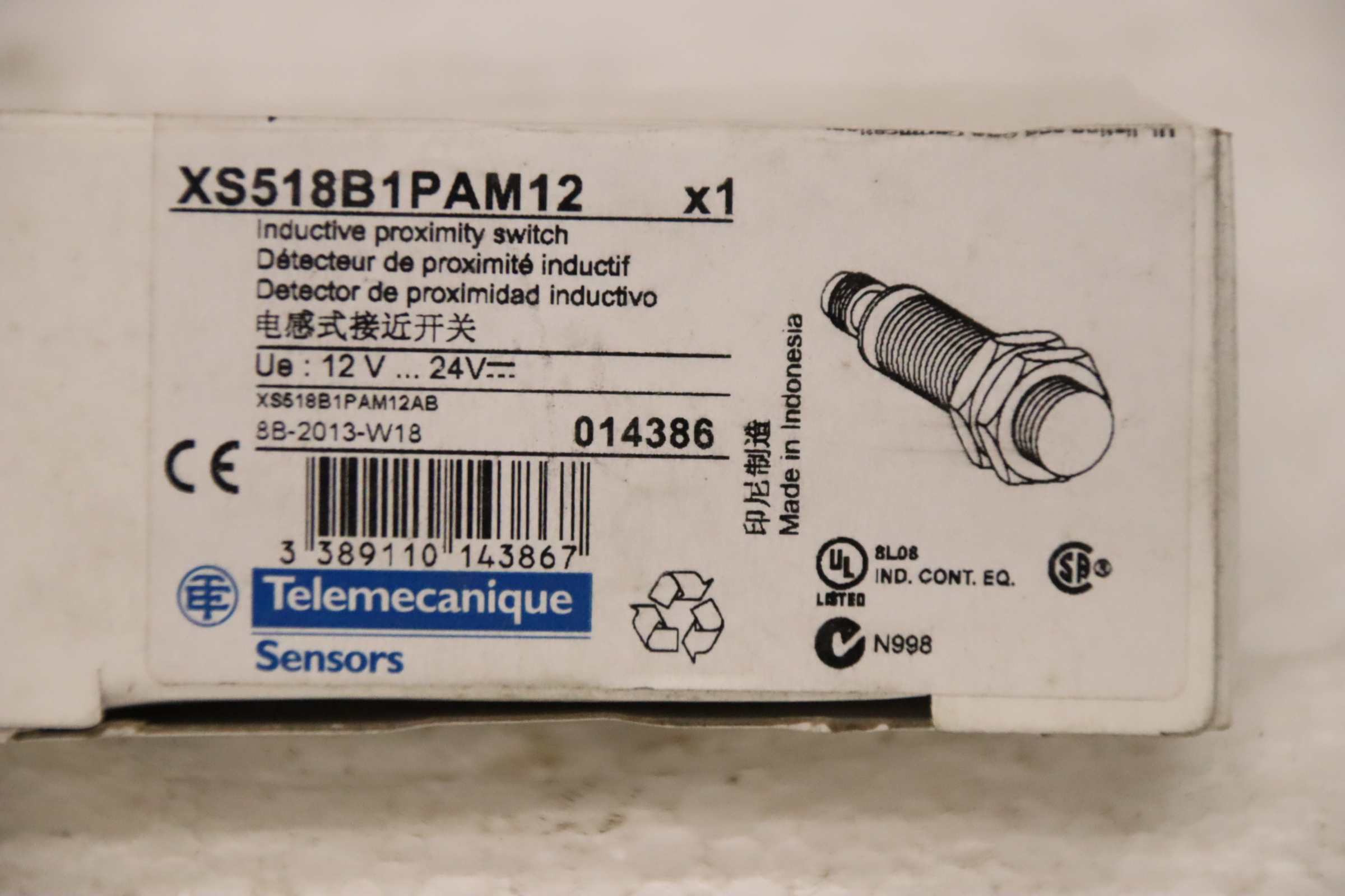 Induktiver Sensor Näherungsschalter von Telemecanique - XS518B1PAM12 – Bild 7