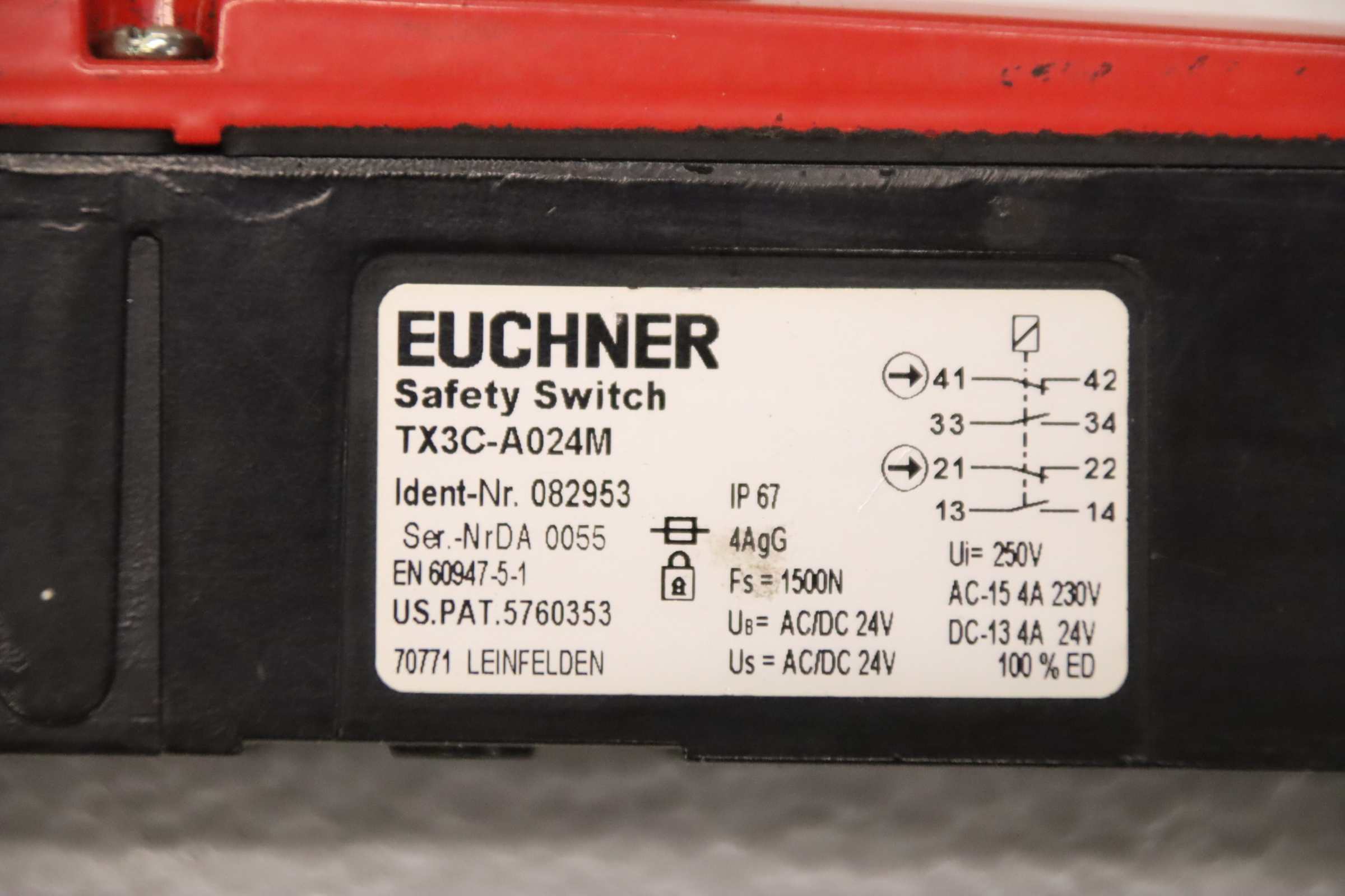 Sicherheitsschalter von Euchner - TX3C-A024M 082953 – Bild 4