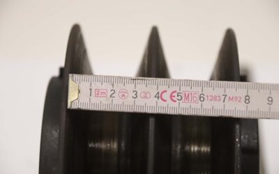Keilriemenscheibe 2-rillig Ø153 mm von unbekannt - V-Riemenscheibe mit variabler Steigung – Bild 7
