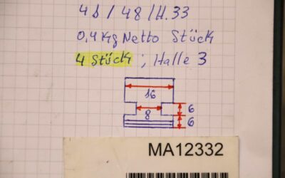 Wechselbacken 4 Satz von unbekannt - Breite 16 mm – Bild 7