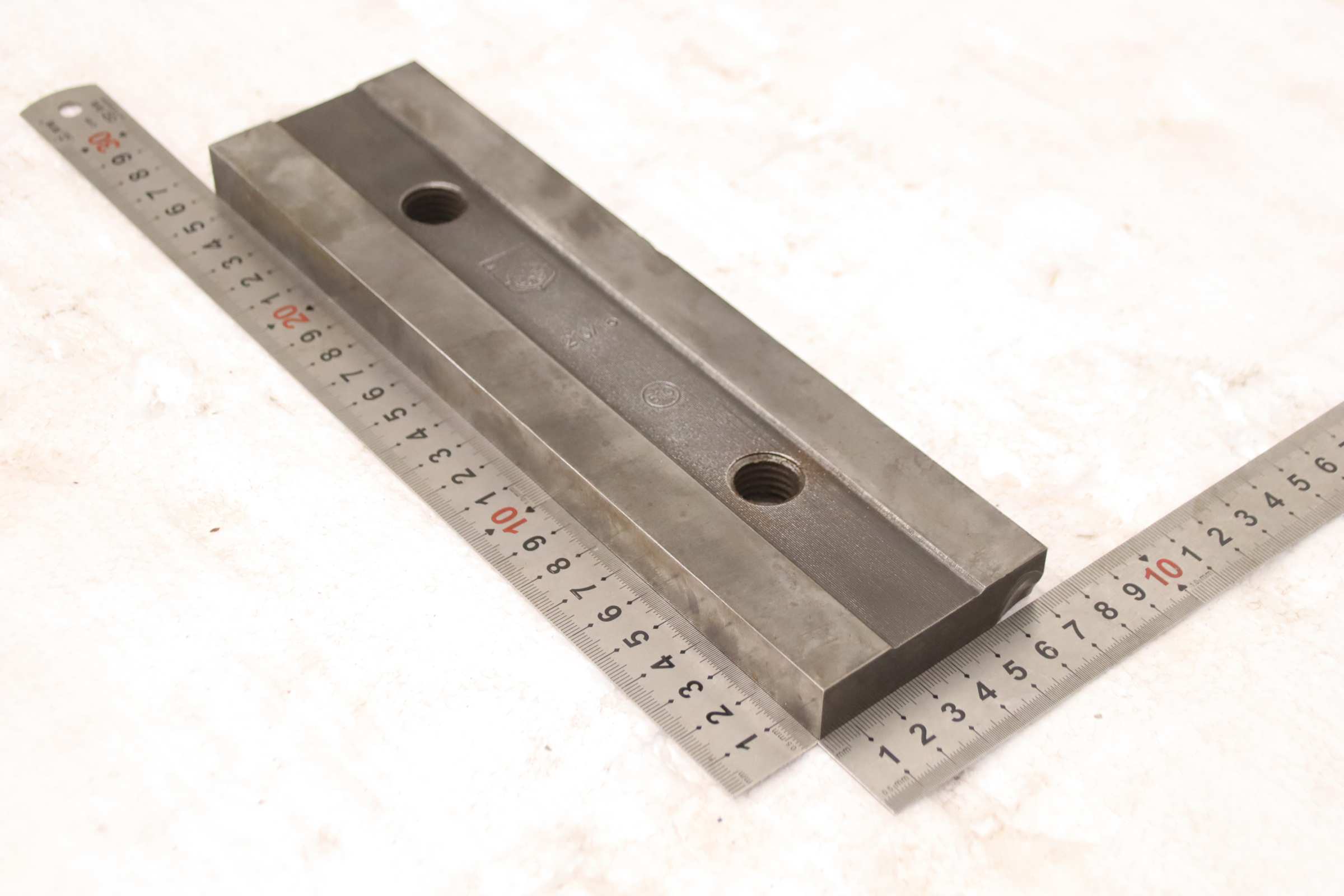 Flachstahlmesser 2 Stück von Peddinghaus - 210/16Schneidlänge 260 mm