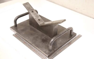 Prismenblock 120° von Stahl - 400/300/H180 mm
