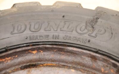Reifen mit Felge von Dunlop - 18x7-8  14 P.R. – Bild 7