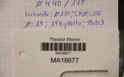 Reifen mit Felge von Dunlop - 18x7-8  14 P.R. – Bild 12