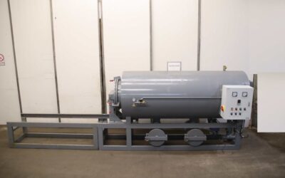 Vakuum-Pyrolyse-Reinigungsofen von unbekannt - Innenraum Ø 600x 2480 mm – Bild 3