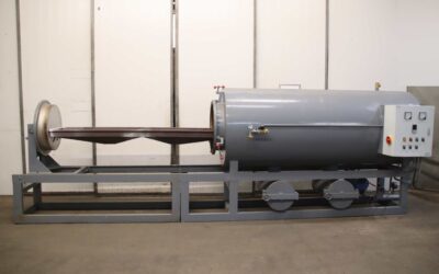 Vakuum-Pyrolyse-Reinigungsofen von unbekannt - Innenraum Ø 600x 2480 mm – Bild 6