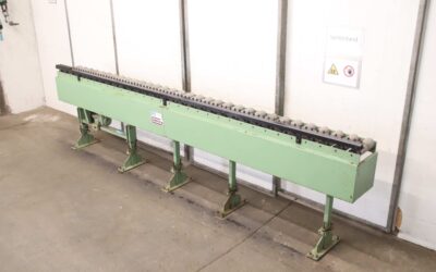 Rollenbahn angetrieben 9 bis 45 m/min von Gubisch - RF 4.0  250 x 4000 mm