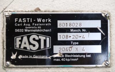 3-Walzen Rundbiegemaschine elektrisch von Fasti - 2040x4 – Bild 4