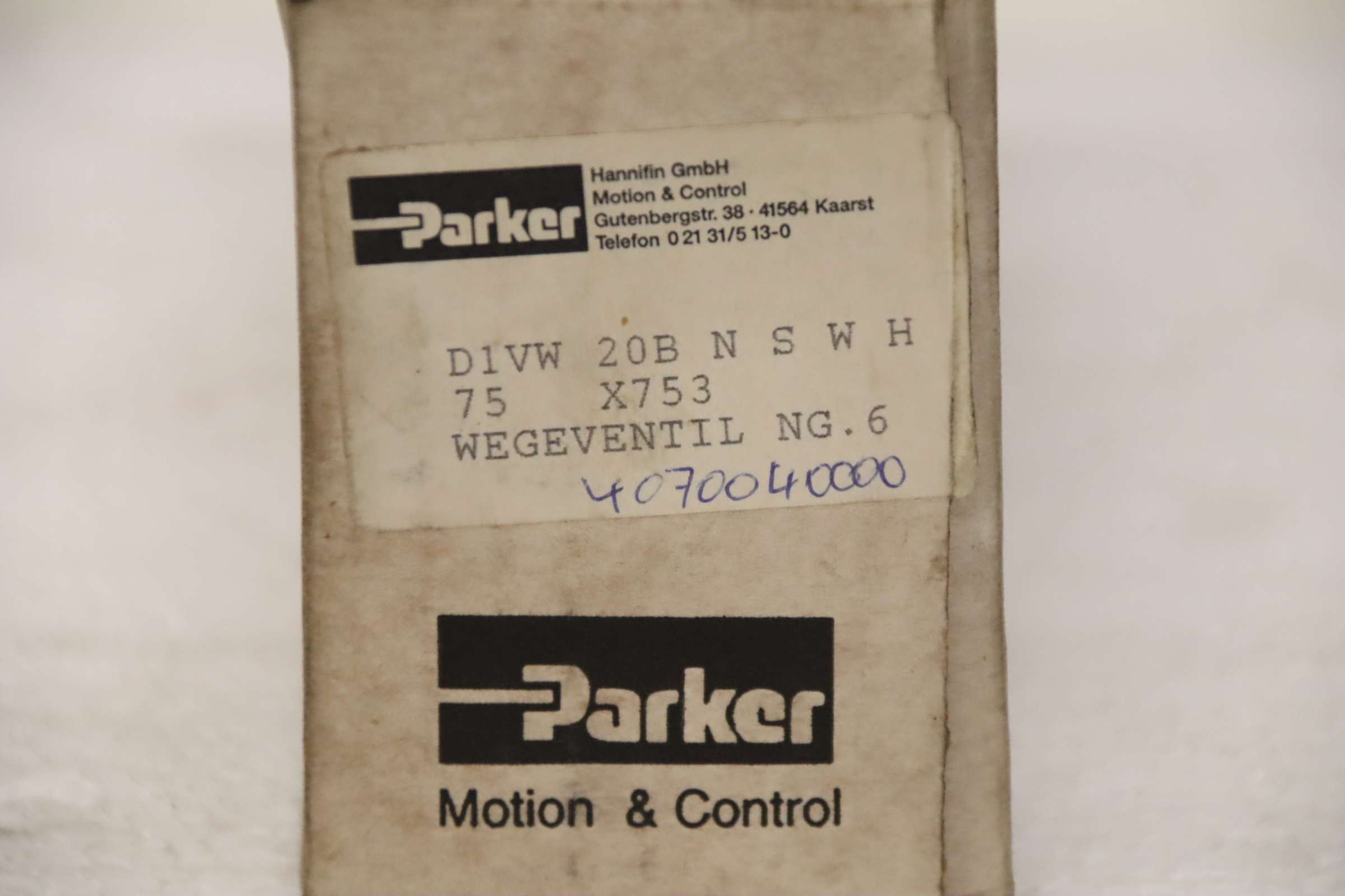 Wegeventil von Parker - D1VW20BNSWH75X753 – Bild 5