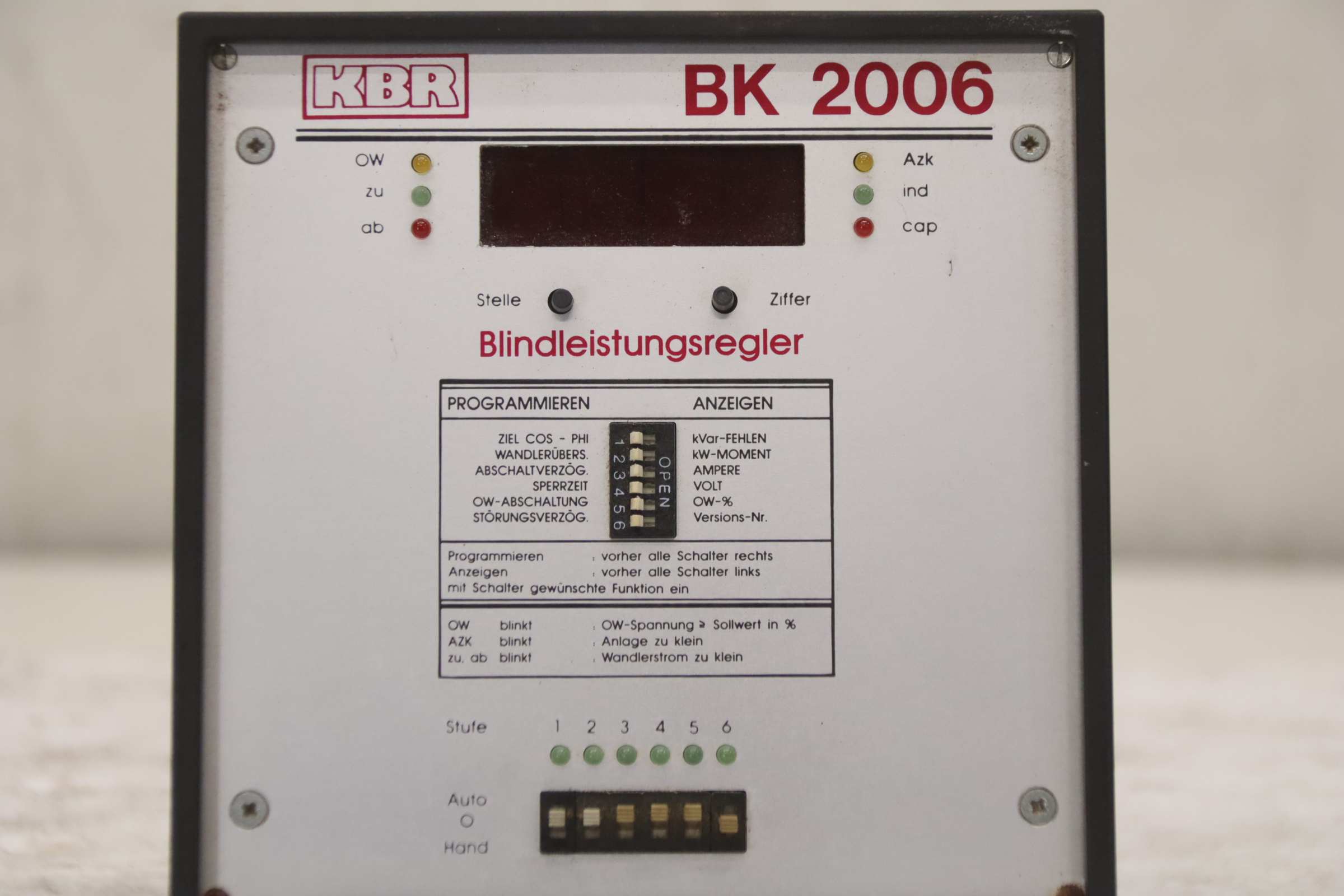 Blindleistungsregler von KBR - BK 2006 – Bild 5
