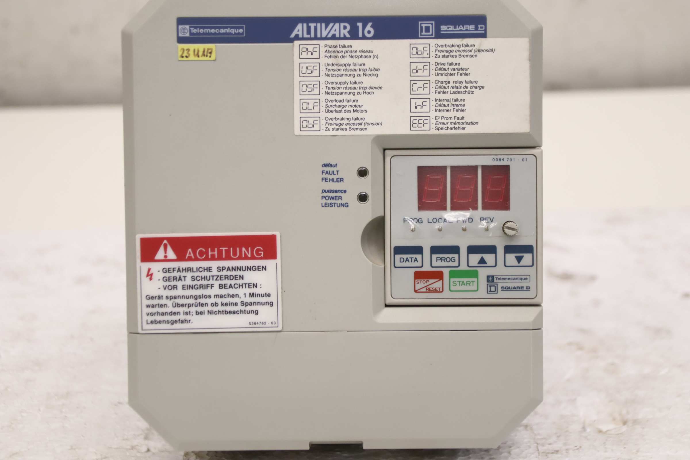 Frequenzumrichter 1,5 kW von Telemecanique - ATV16U29M2 – Bild 5
