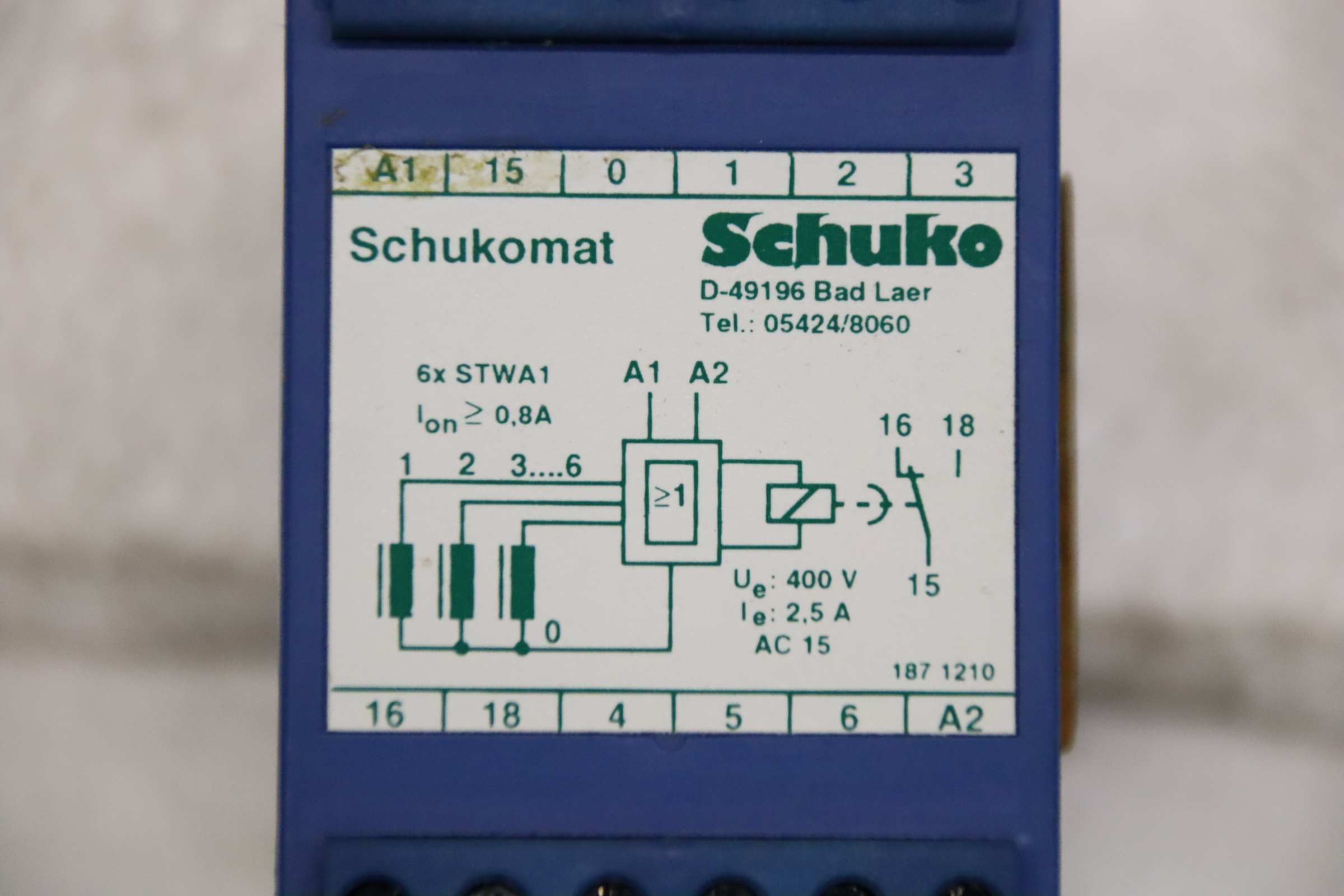 Nachlaufrelais von Schuko - STW 1 – Bild 5