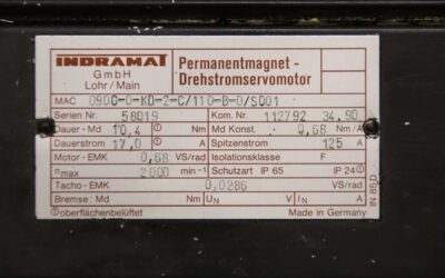 Servomotor von Indramat - 090C-0-KD-2C/110-B-0/S001 – Bild 12