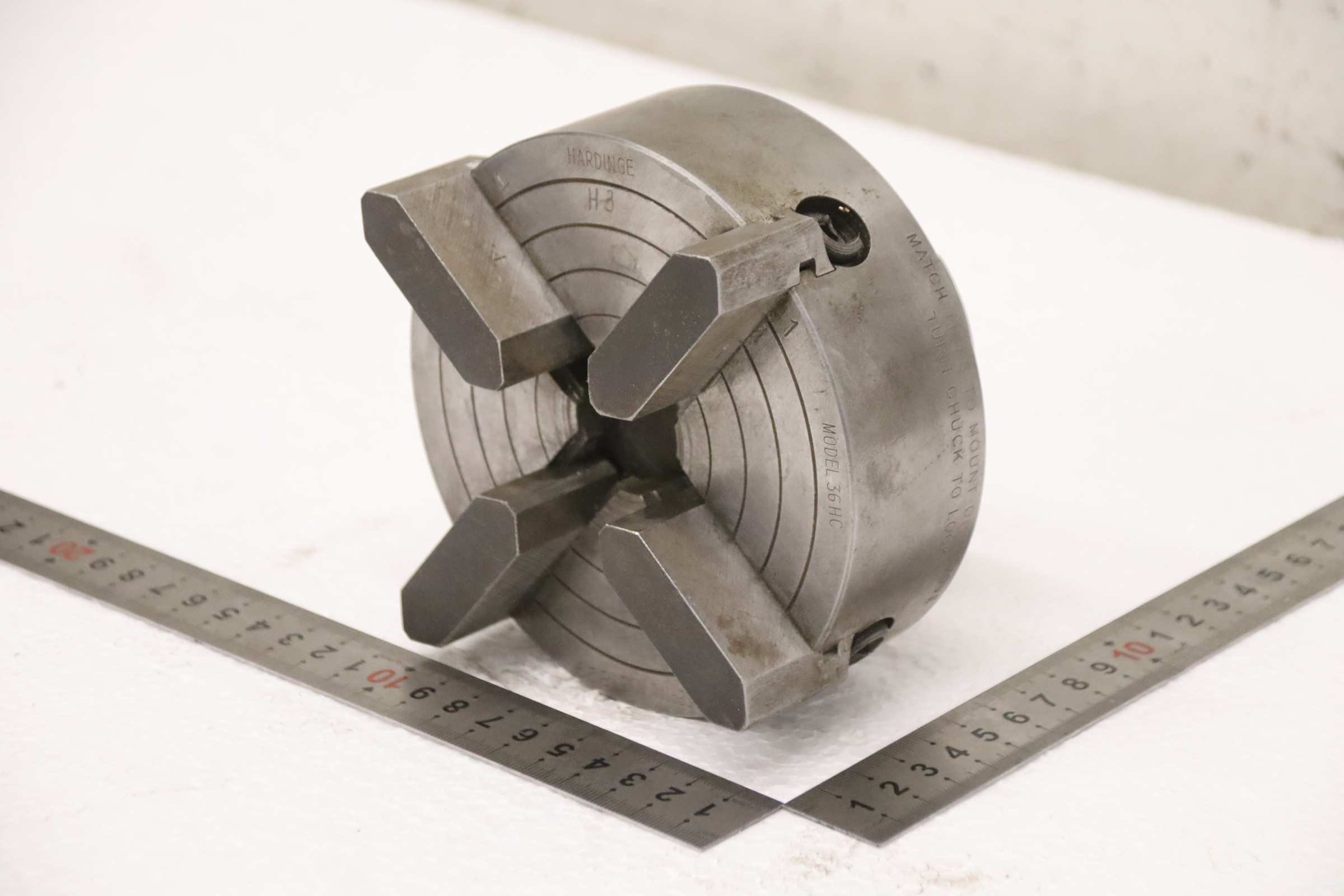 Planscheibe von HARDINGE - Ø 127 mm