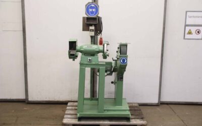 Bandschleifmaschine und Doppelschleifbock von Flott Grit - 75 x 2000 mm / 702 1 /2/200 x 32 x 51 – Bild 3