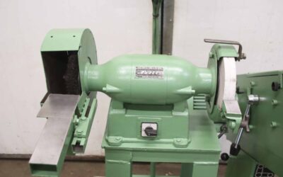 Bandschleifmaschine und Doppelschleifbock von Flott Grit - 75 x 2000 mm / 702 1 /2/200 x 32 x 51 – Bild 5