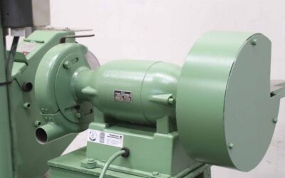 Bandschleifmaschine und Doppelschleifbock von Flott Grit - 75 x 2000 mm / 702 1 /2/200 x 32 x 51 – Bild 12