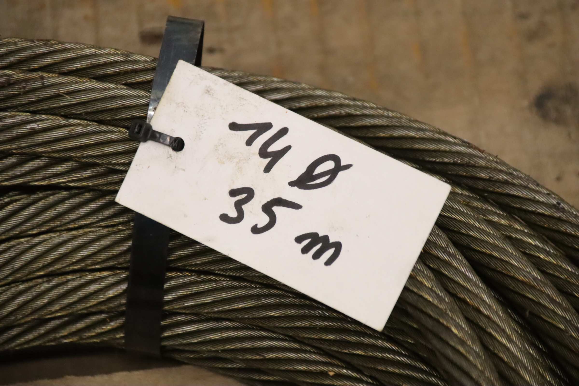 Kranseil Ø 14 mm 35 m von Stahl - Drallarm – Bild 5