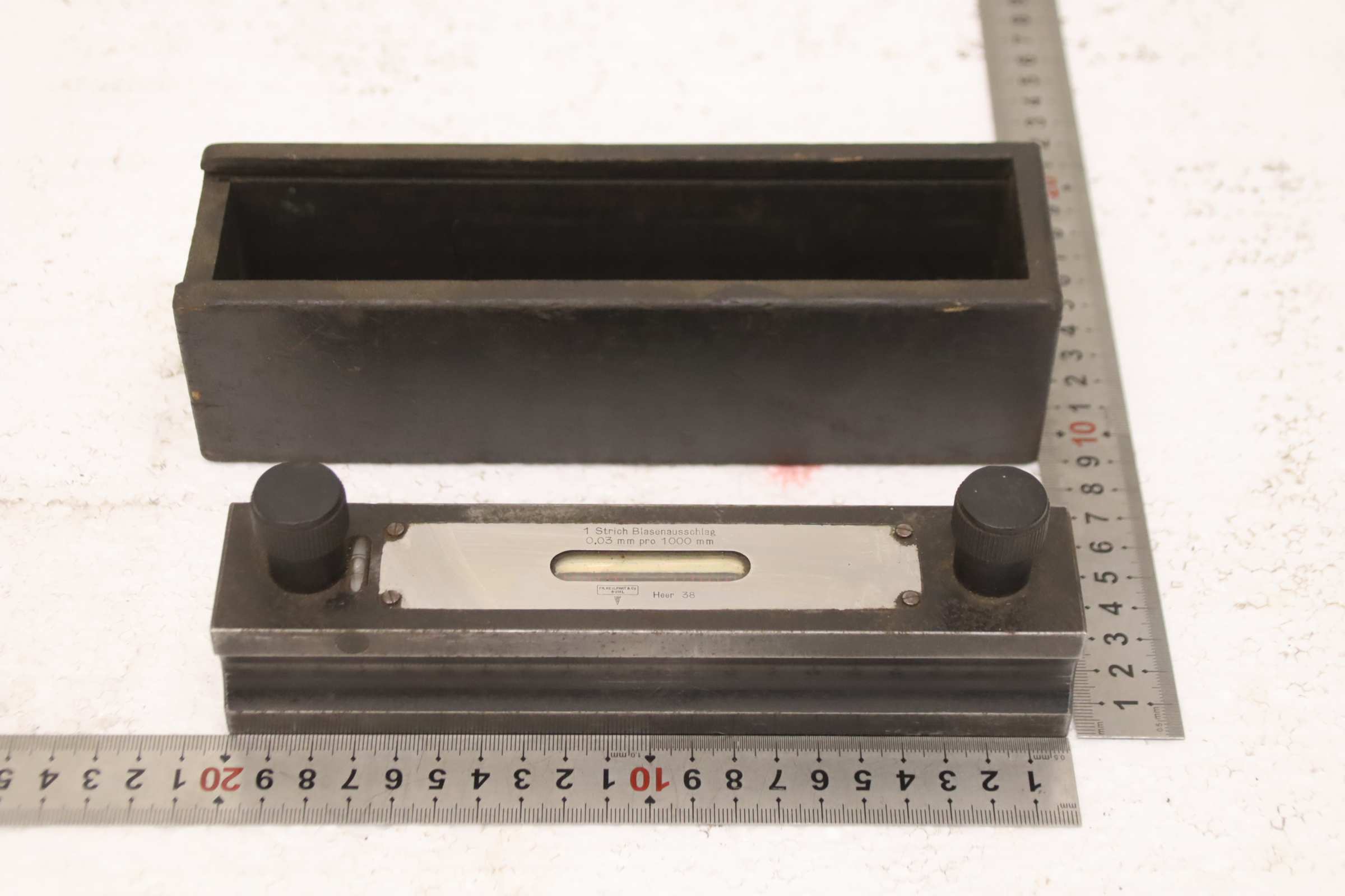 Maschinenwasserwaage von Keilpart - Heer 38 0,03 mm pro 1000 mm – Bild 3