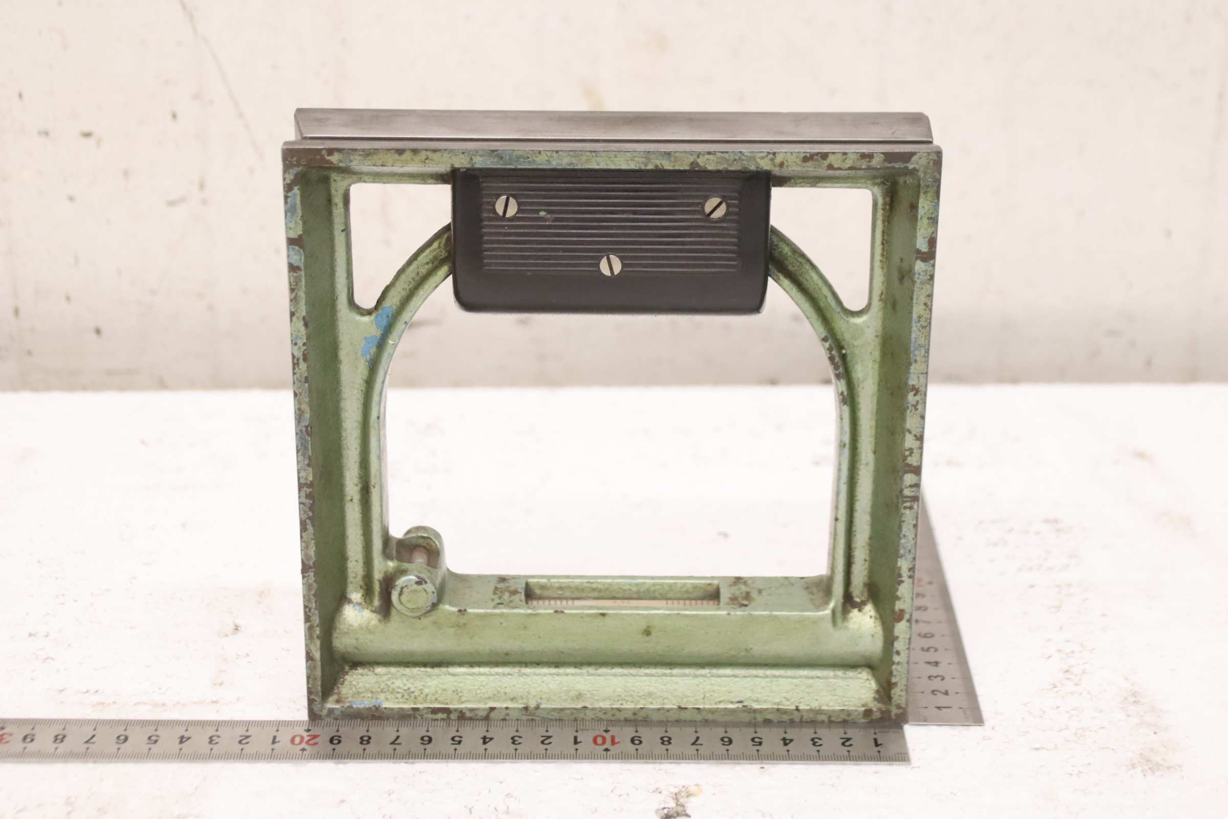 Maschinenwasserwaage von unbekannt - 0,02 mm/m 205 x 40 mm / 2 Libellen – Bild 3