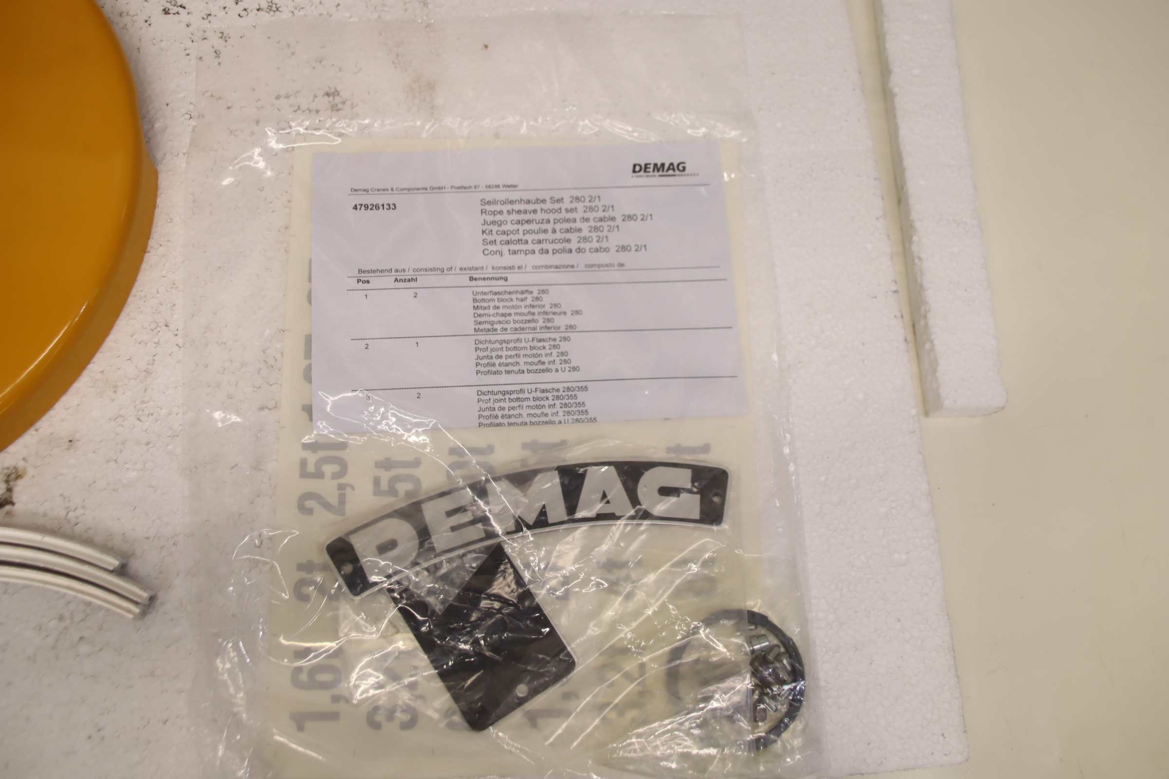 Seilrollenhaube Set von Demag - 280 2/1 47926133 – Bild 7