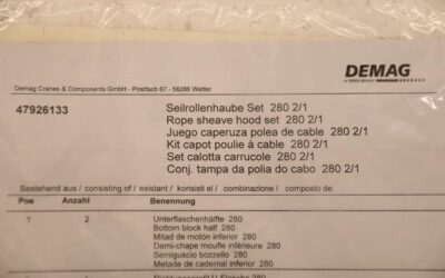 Seilrollenhaube Set von Demag - 280 2/1 47926133 – Bild 8