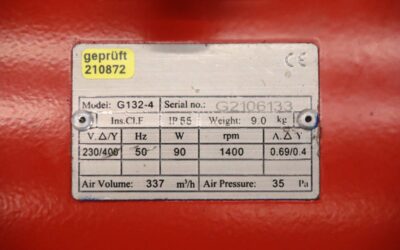 Elektromotor 7,5 kW 2925 U/min von EMK - KAE2A132S2-2B14BE3K  EMK-10149 – Bild 5
