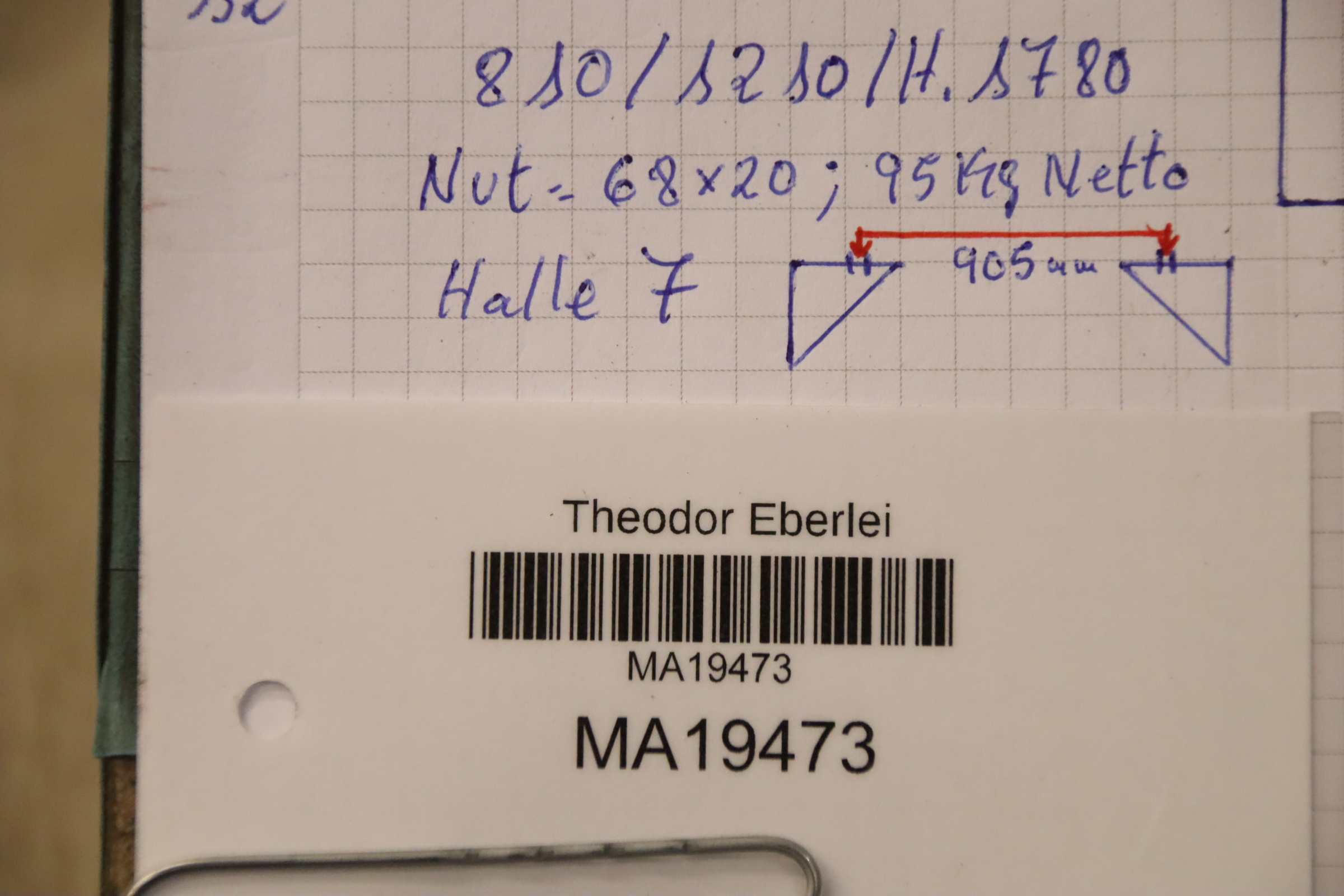 Untergestell von unbekannt - 1210/810/H1780 mm – Bild 6