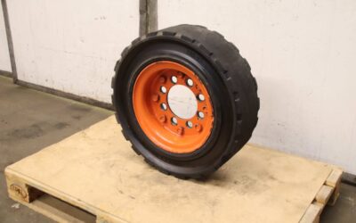 Vollgummi Reifen 2 Stück von Ecomatic - 7.00-12 RIM 5.00 S-12