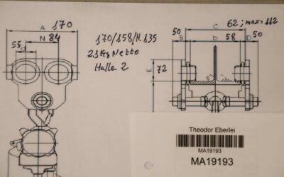 Kranfahrwerk 300 kg von Demag - RU 3 DK – Bild 6