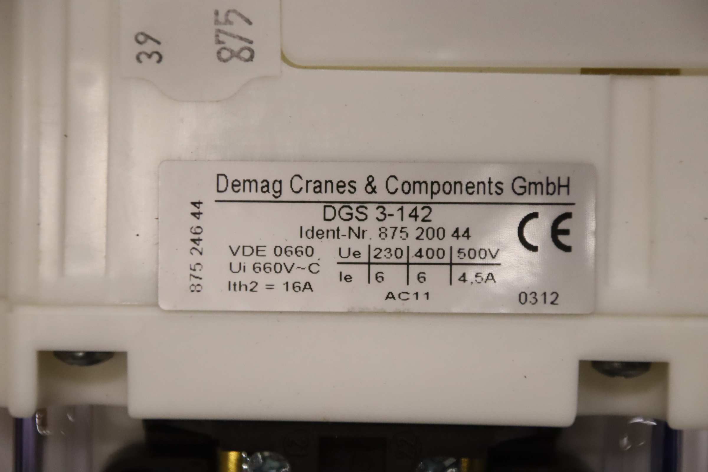 Getriebegrenzschalter von Demag - PRVZ2-A00 52501784 – Bild 4