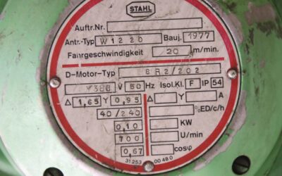 Kranfahrwerk mit Elektroseilzug 2000 kg von Stahl - W 12 20  T510 S – Bild 5