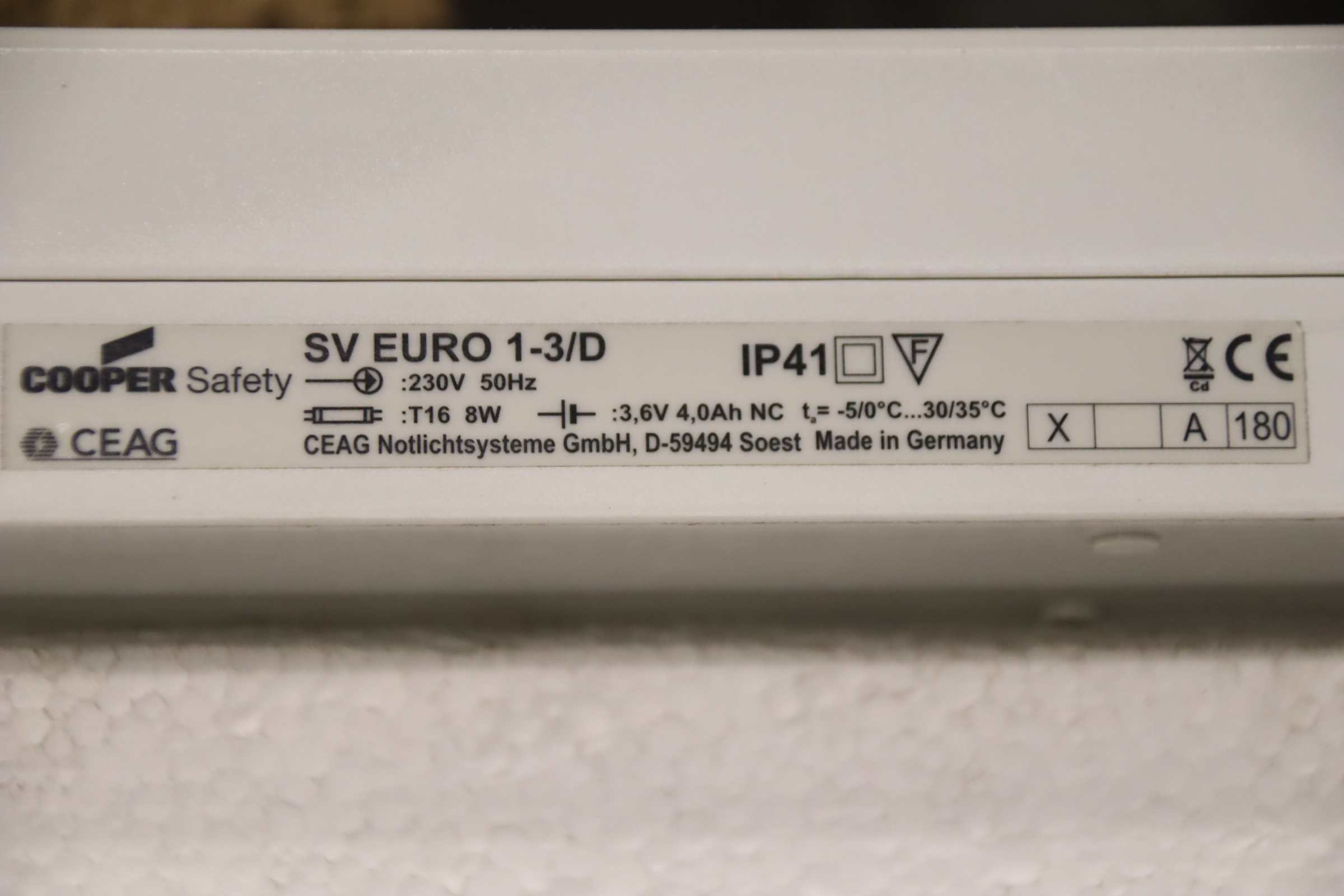 Rettungszeichenleuchte von Ceag - SV EURO 1-3/D – Bild 4