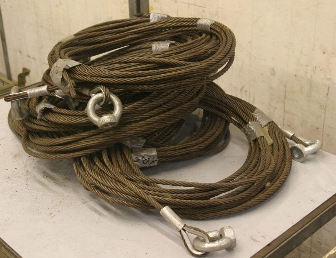 Kranseil Ø 10 mm 9,5 m von Stahl - Drallarm