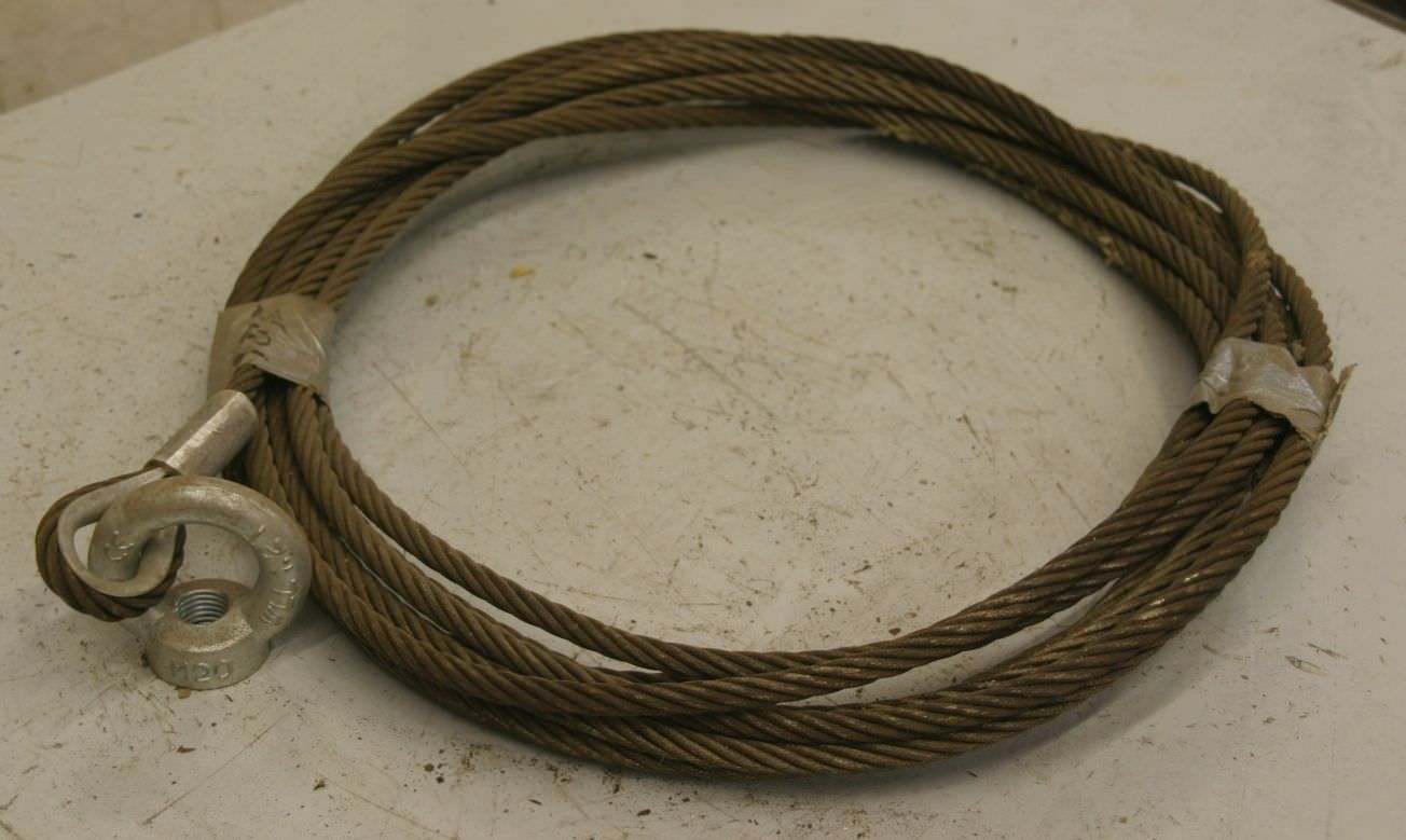 Kranseil Ø 10 mm 9,5 m von Stahl - Drallarm – Bild 3