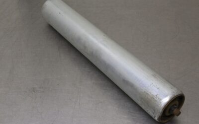 Förderbandrollen Transportrollen von Stahl** - Ø 80 x 495 mm
