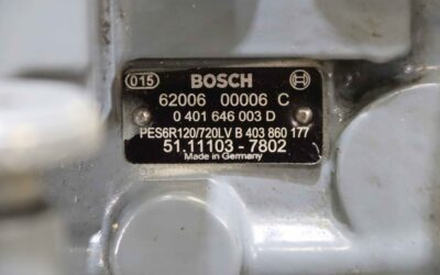 Einspritzpumpe für Dieselmotor 6 Zylinder von Bosch - PES6R120/720LV  RQV300-900 RV – Bild 4