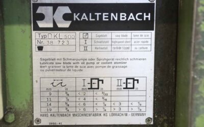 Doppelgehrungssäge von Kaltenbach** - DKL 500 – Bild 4