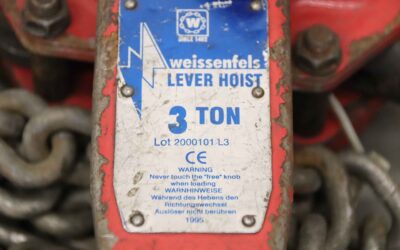 Hebel-Kettenzug 3 to von weissenfels - Kettenlänge 4 m – Bild 4