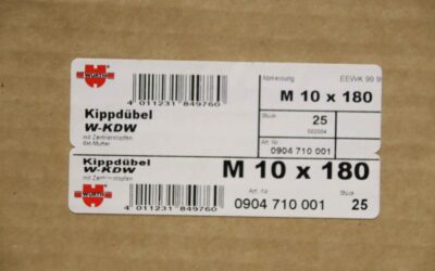 Kippdübel 25 Stück von Würth - W-KDW  M10 x 180 – Bild 4