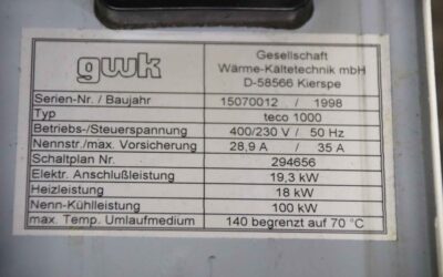 Temperiergerät von gwk - teco 1000 – Bild 6