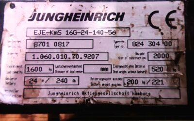 Steuerung von Jungheinrich - MP 1510 C/3  50034882 EJE-KmS – Bild 9