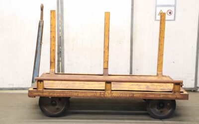 Schwerlast-Transportwagen 3,3 Tonnen von unbekannt - 2000/990/H390 mm – Bild 3