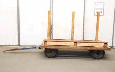 Schwerlast-Transportwagen 3,3 Tonnen von unbekannt - 2000/990/H390 mm – Bild 4