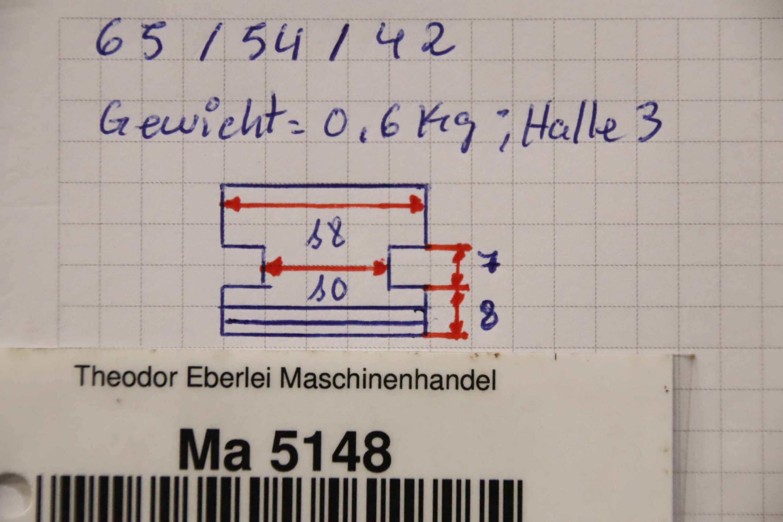 Wechselbacken Grundbacken von unbekannt - Breite 18 mm – Bild 8