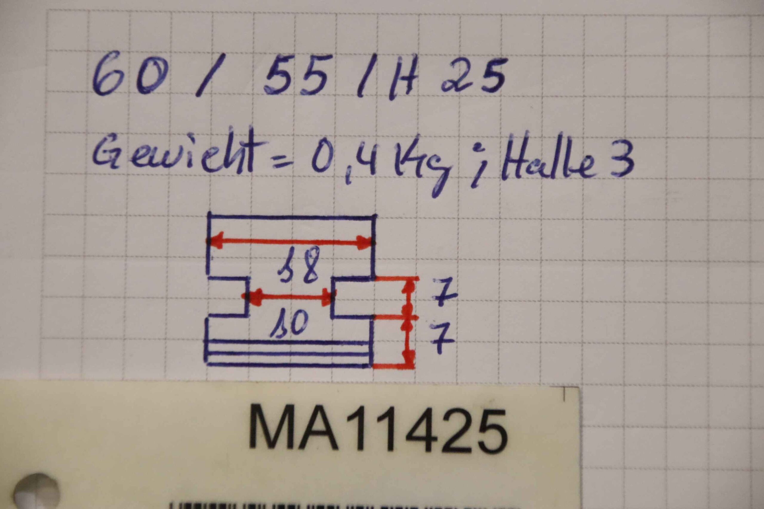 Wechselbacken Grundbacken von unbekannt - Breite 18 mm – Bild 7